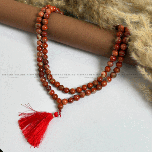RED JASPER MALA (Endurance, Stability, Vitality, Stamina, Courage)