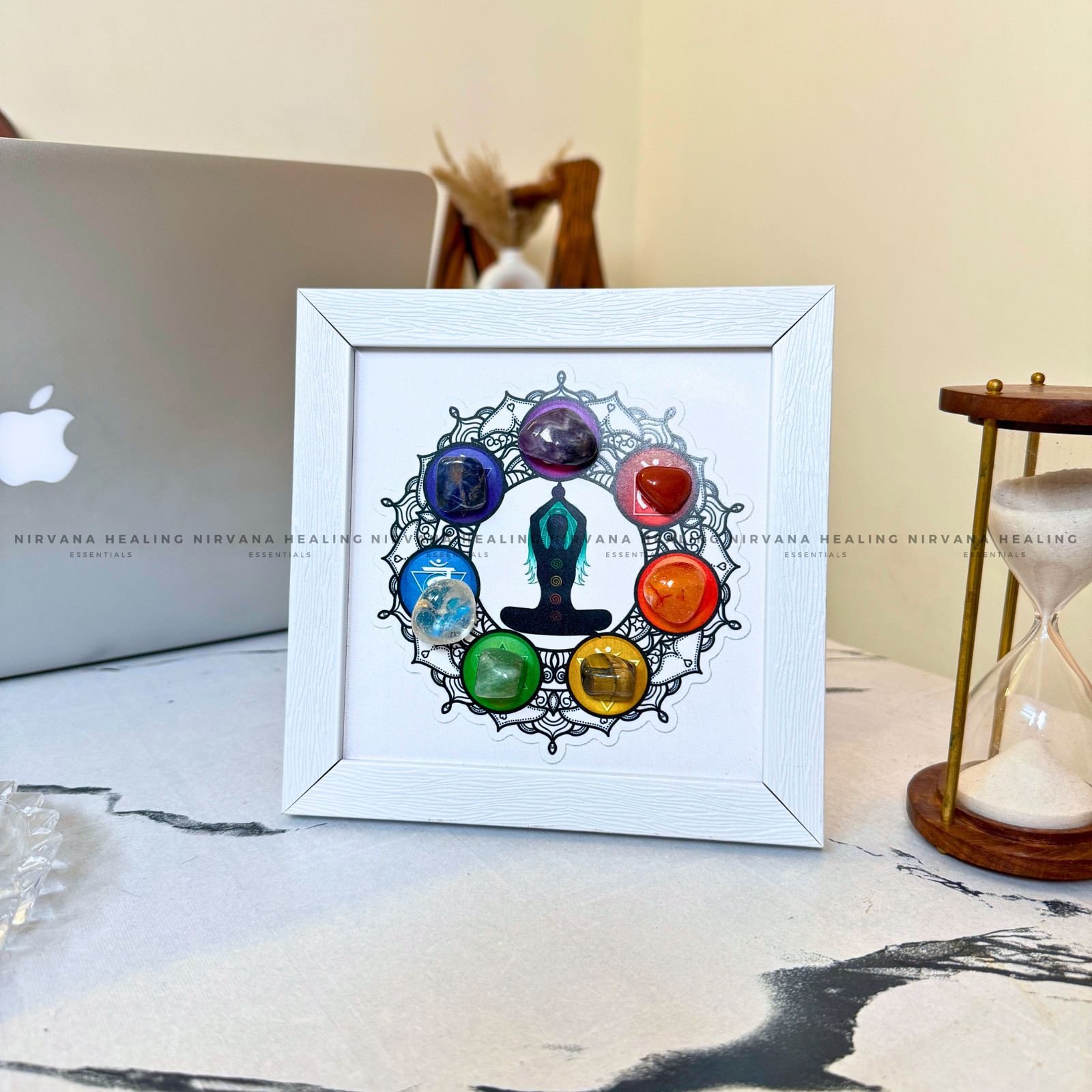 SEVEN CHAKRA HEALING TUMBLE FRAME (Balance, Alignment & Positive Energy) - Image 5