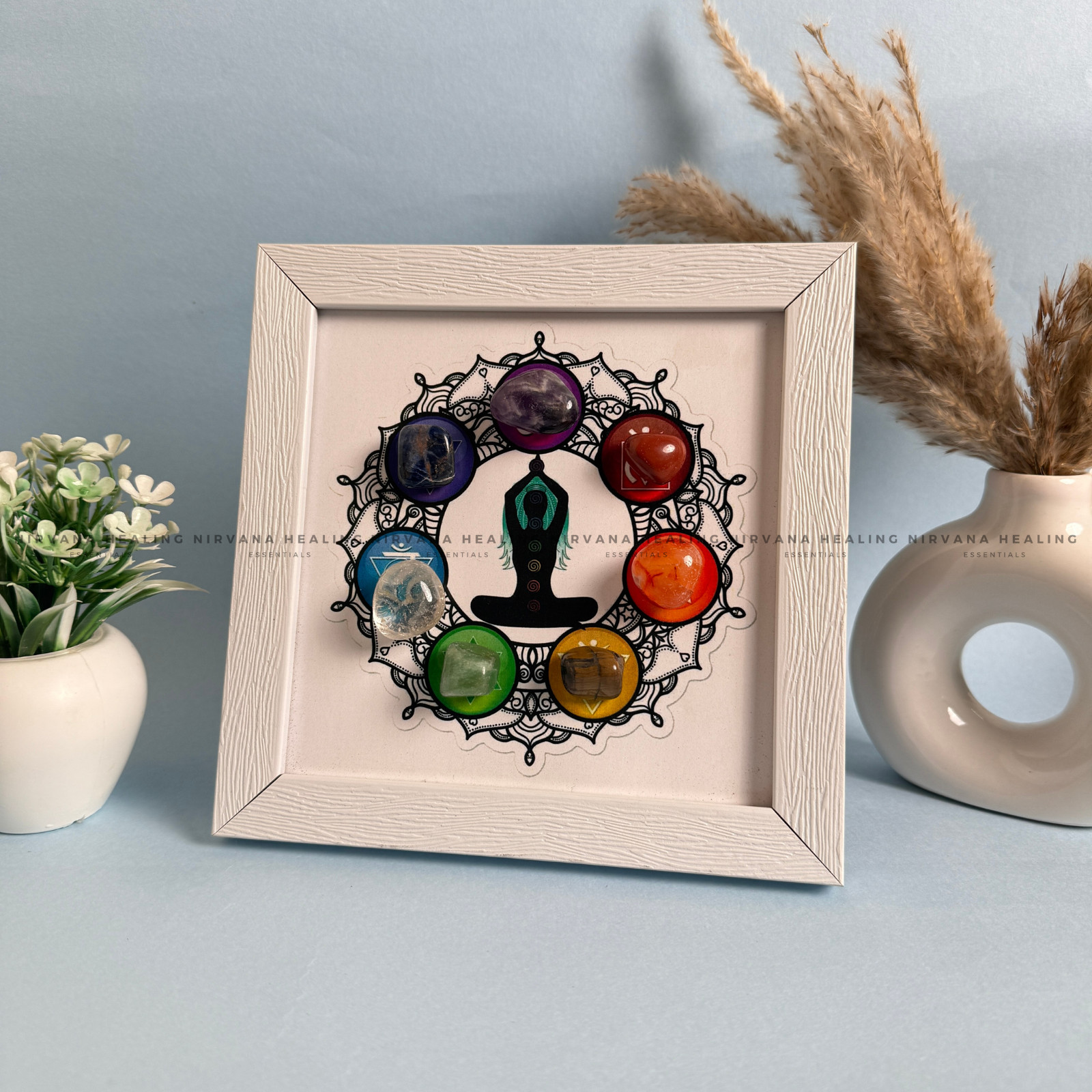 SEVEN CHAKRA HEALING TUMBLE FRAME (Balance, Alignment & Positive Energy) - Image 3