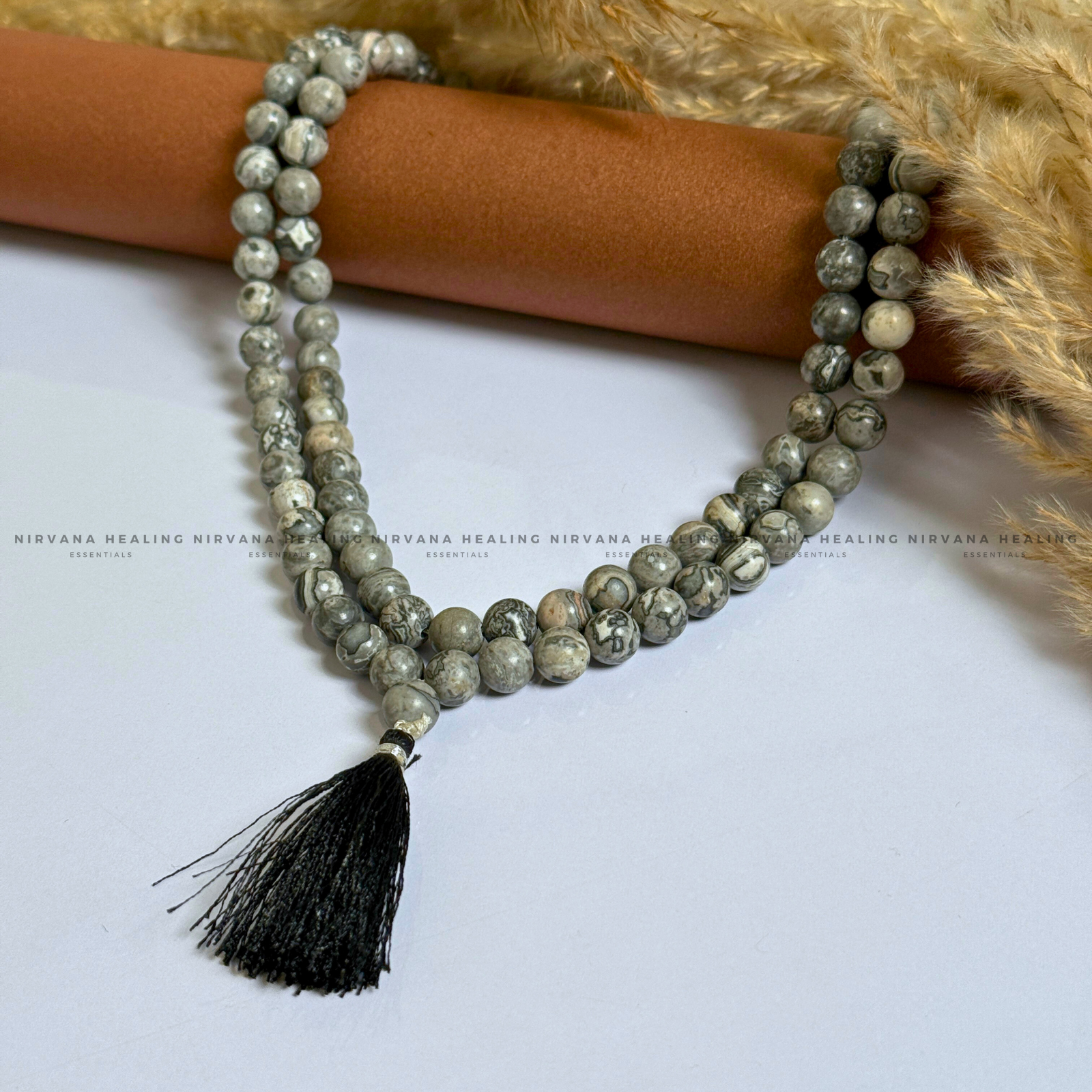 PICASSO JASPER MALA (Stone of Creativity, Balance & Transformation) - Image 3