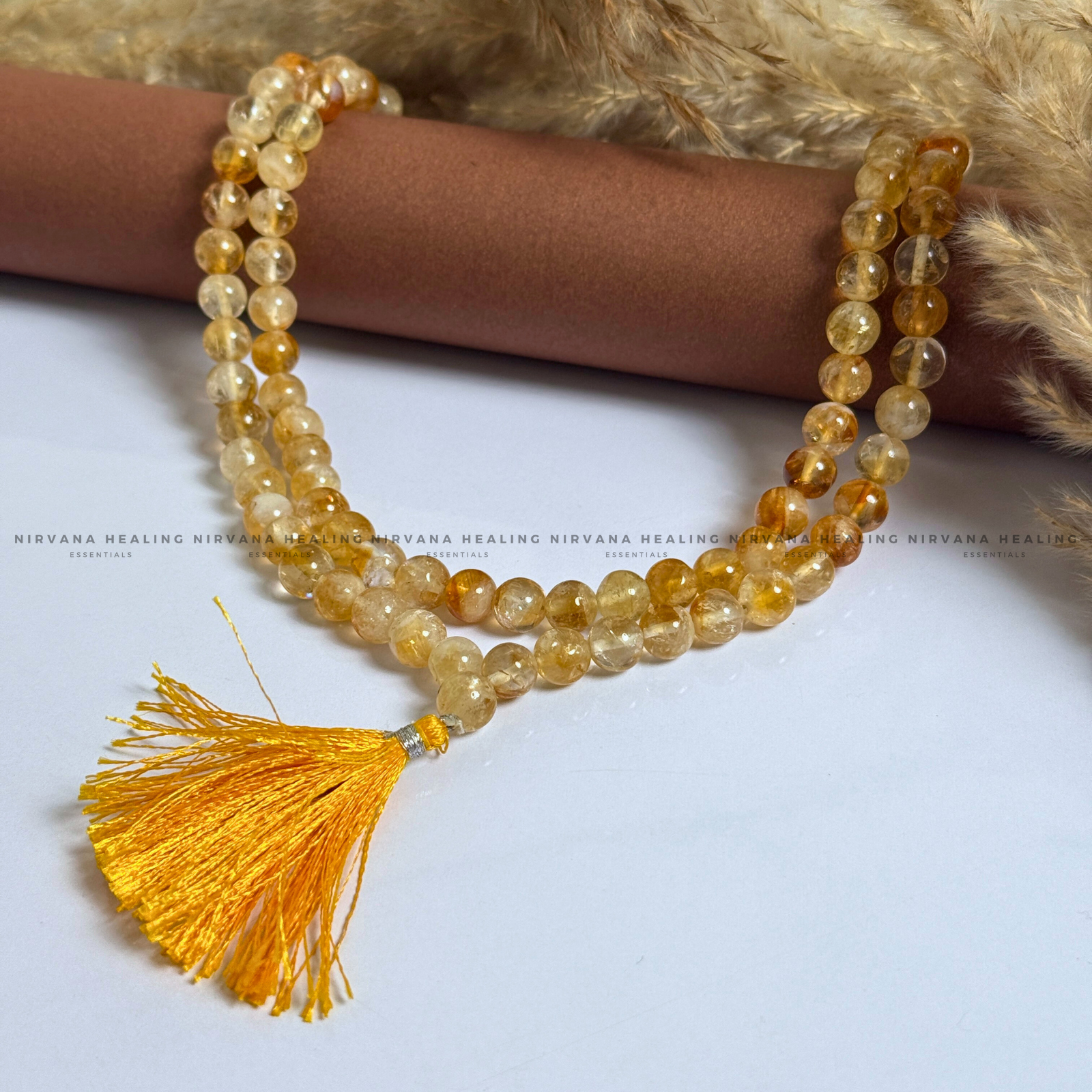 CITRINE NATURAL MALA (Abundance, Creativity, Success And Confidence).
- Image 2