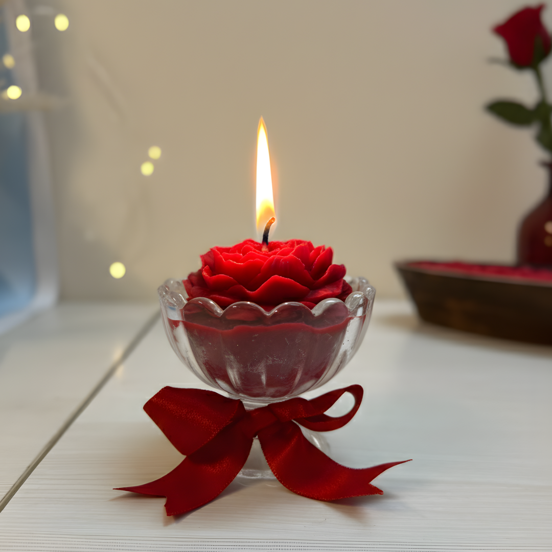 PETAL IN BLOOM — SIGNATURE FLORAL JAR CANDLE - Image 2