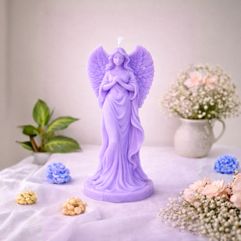 ARCHANGEL RITUAL CANDLE (Made From Natural Beeswax) - Image 2