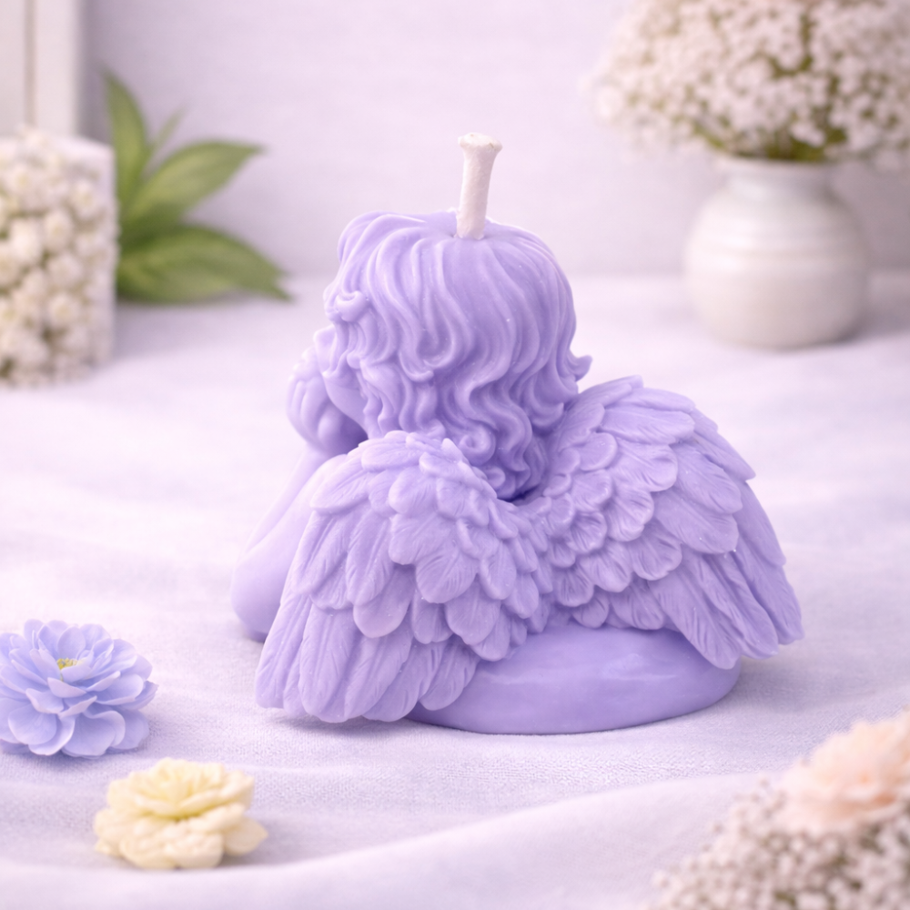 BLISSFUL ANGEL CANDLE (Made From Natural Beeswax) - Image 3