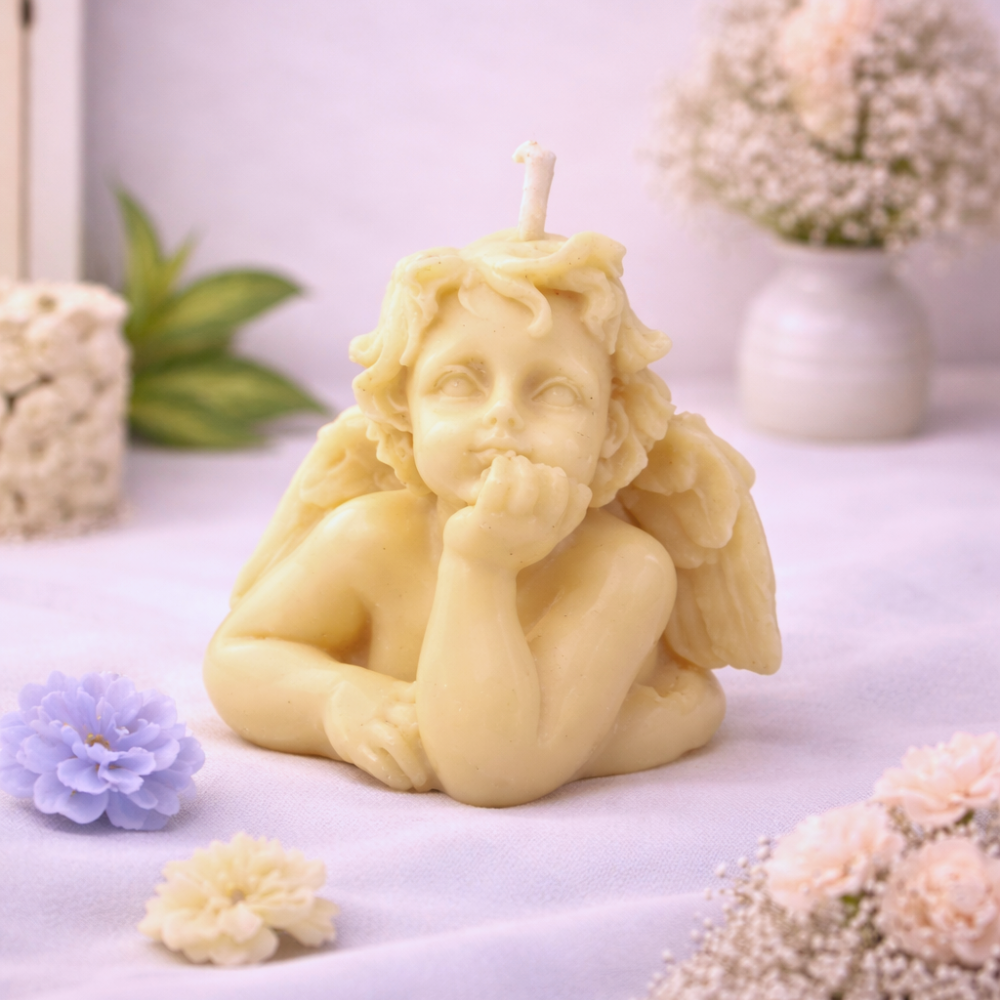 BLISSFUL ANGEL CANDLE (Made From Natural Beeswax) - Image 8