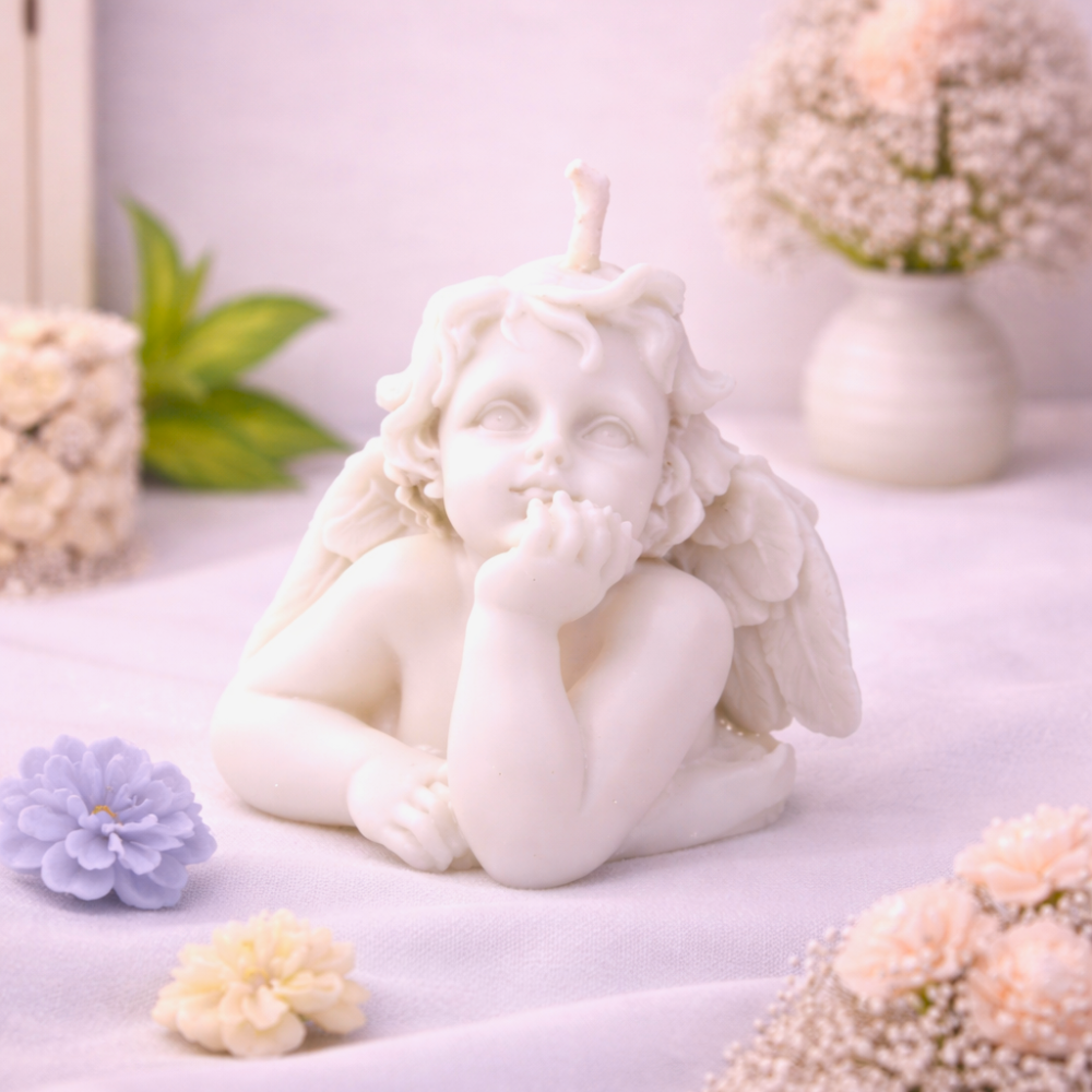 BLISSFUL ANGEL CANDLE (Made From Natural Beeswax) - Image 7