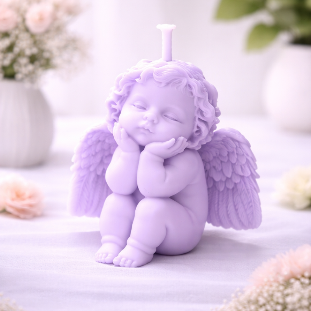 GUARDIAN ANGEL CANDLE (Made From Natural Beeswax) - Image 2