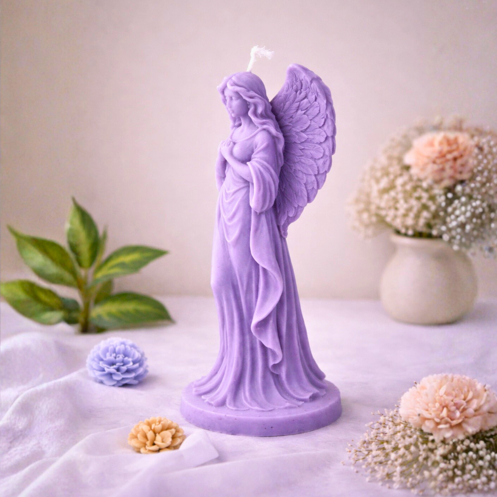 ARCHANGEL RITUAL CANDLE (Made From Natural Beeswax) - Image 3