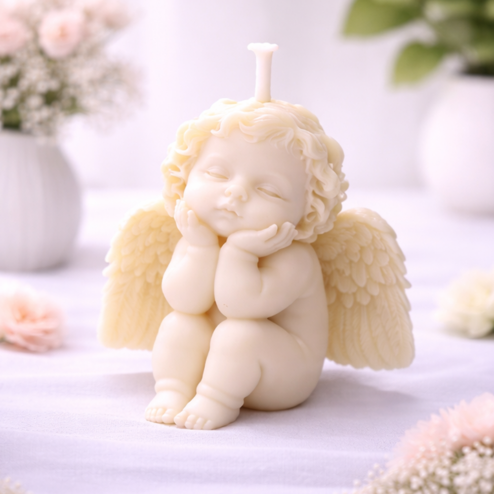 GUARDIAN ANGEL CANDLE (Made From Natural Beeswax) - Image 8