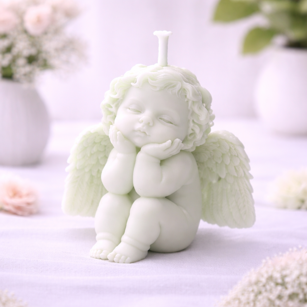 GUARDIAN ANGEL CANDLE (Made From Natural Beeswax) - Image 5