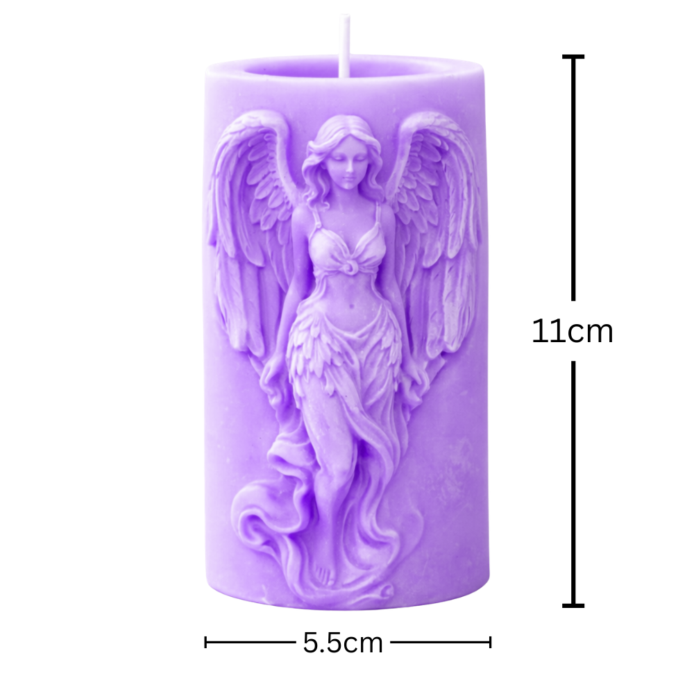 PILLAR ARCHANGEL RITUAL CANDLE (Made From Natural Beeswax) - Image 4
