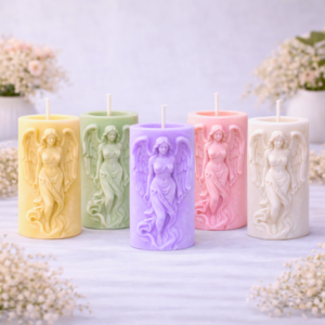 PILLAR ARCHANGEL RITUAL CANDLE (Made From Natural Beeswax)