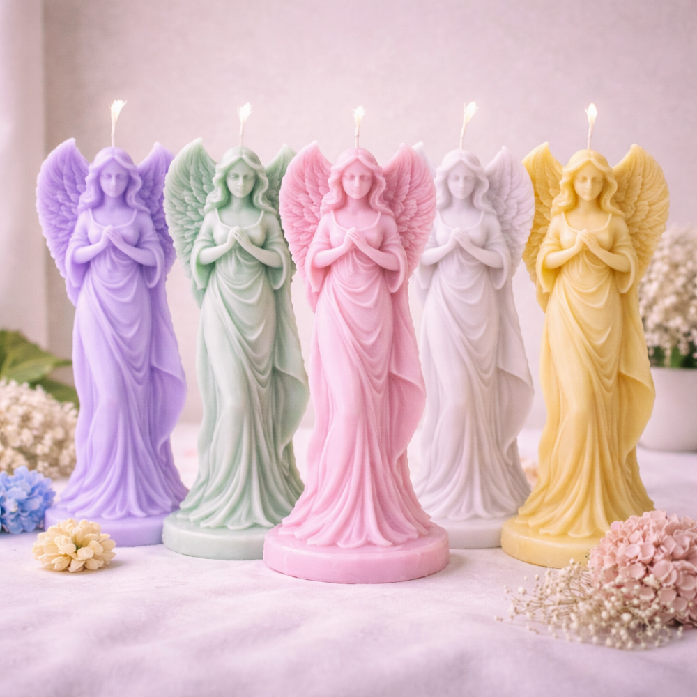 ARCHANGEL RITUAL CANDLE (Made From Natural Beeswax)