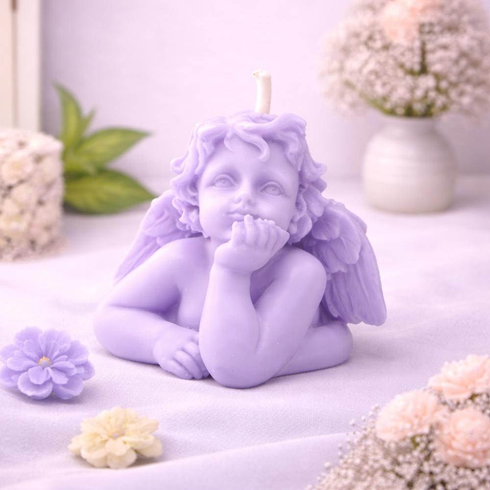 BLISSFUL ANGEL CANDLE (Made From Natural Beeswax) - Image 2