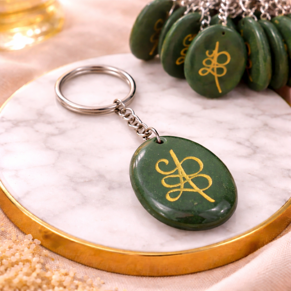 GREEN AVENTURINE KEYCHAIN - Luck, Opportunity & Growth - Image 5