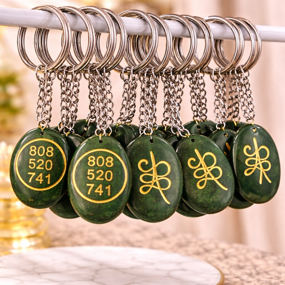 GREEN AVENTURINE KEYCHAIN - Luck, Opportunity & Growth - Image 4