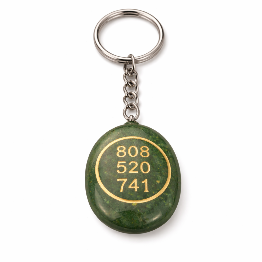 GREEN AVENTURINE KEYCHAIN - Luck, Opportunity & Growth - Image 3