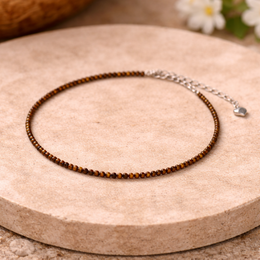 TIGER EYE ANKLET - Confidence, Protection & Grounded Strength - Image 5