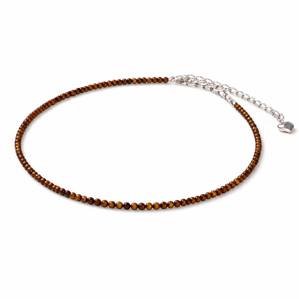 TIGER EYE ANKLET - Confidence, Protection & Grounded Strength - Image 4