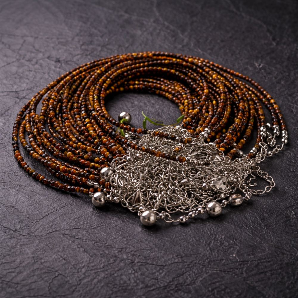 TIGER EYE ANKLET - Confidence, Protection & Grounded Strength - Image 3