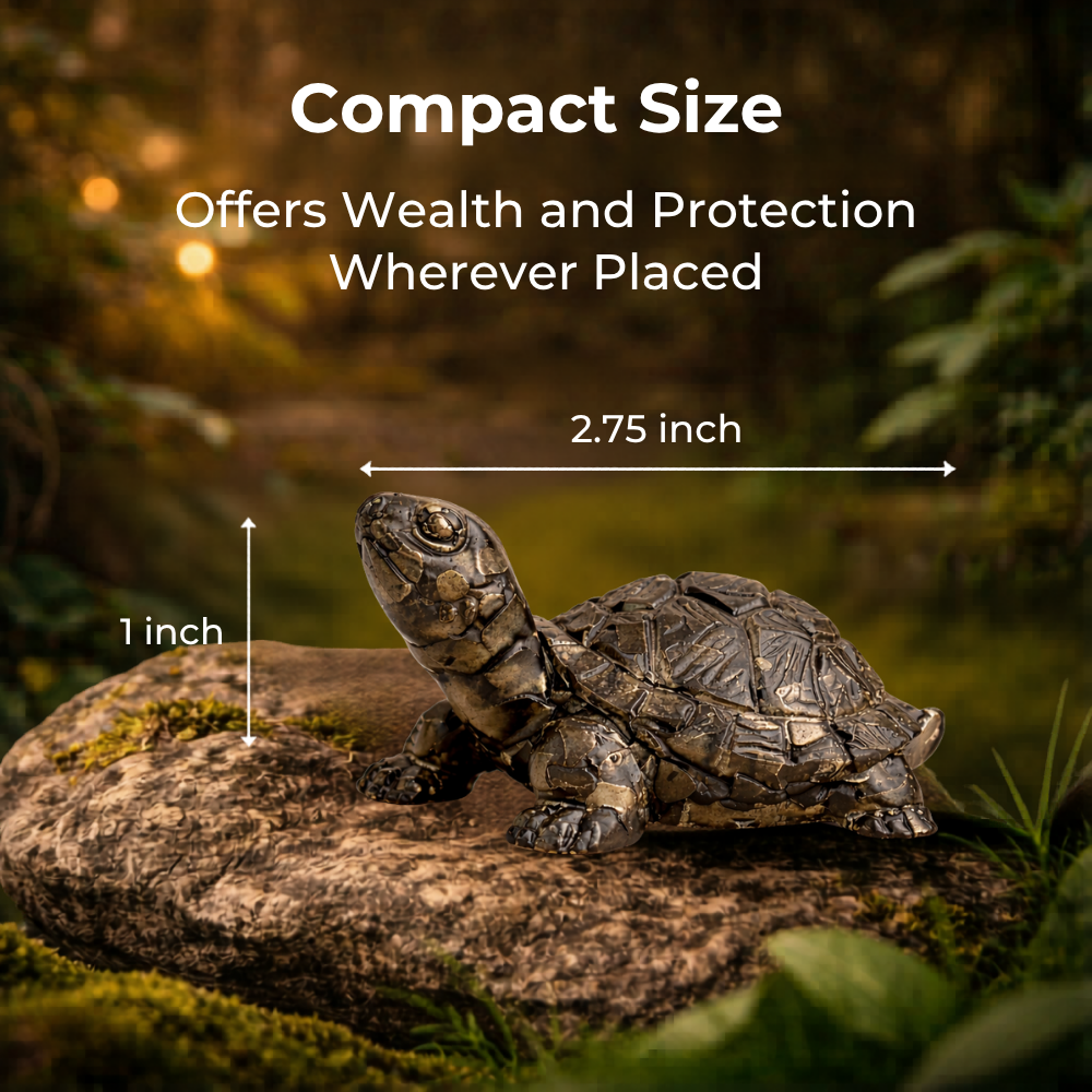 VASTU PYRITE TORTOISE (KACHHUA) - Protection, Stability & Wealth Energy - Image 4