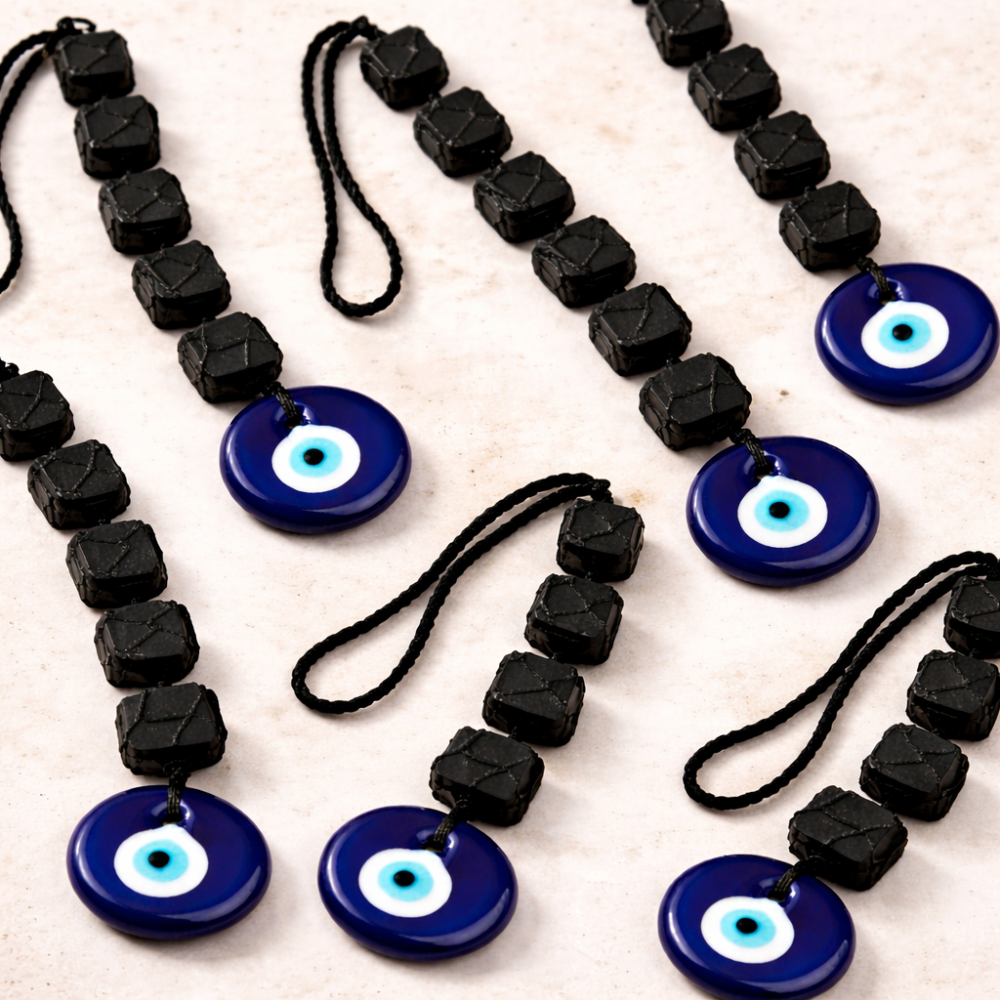 BLACK TOURMALINE CUBES HANGING - Protection, Shielding & Grounding - Image 4