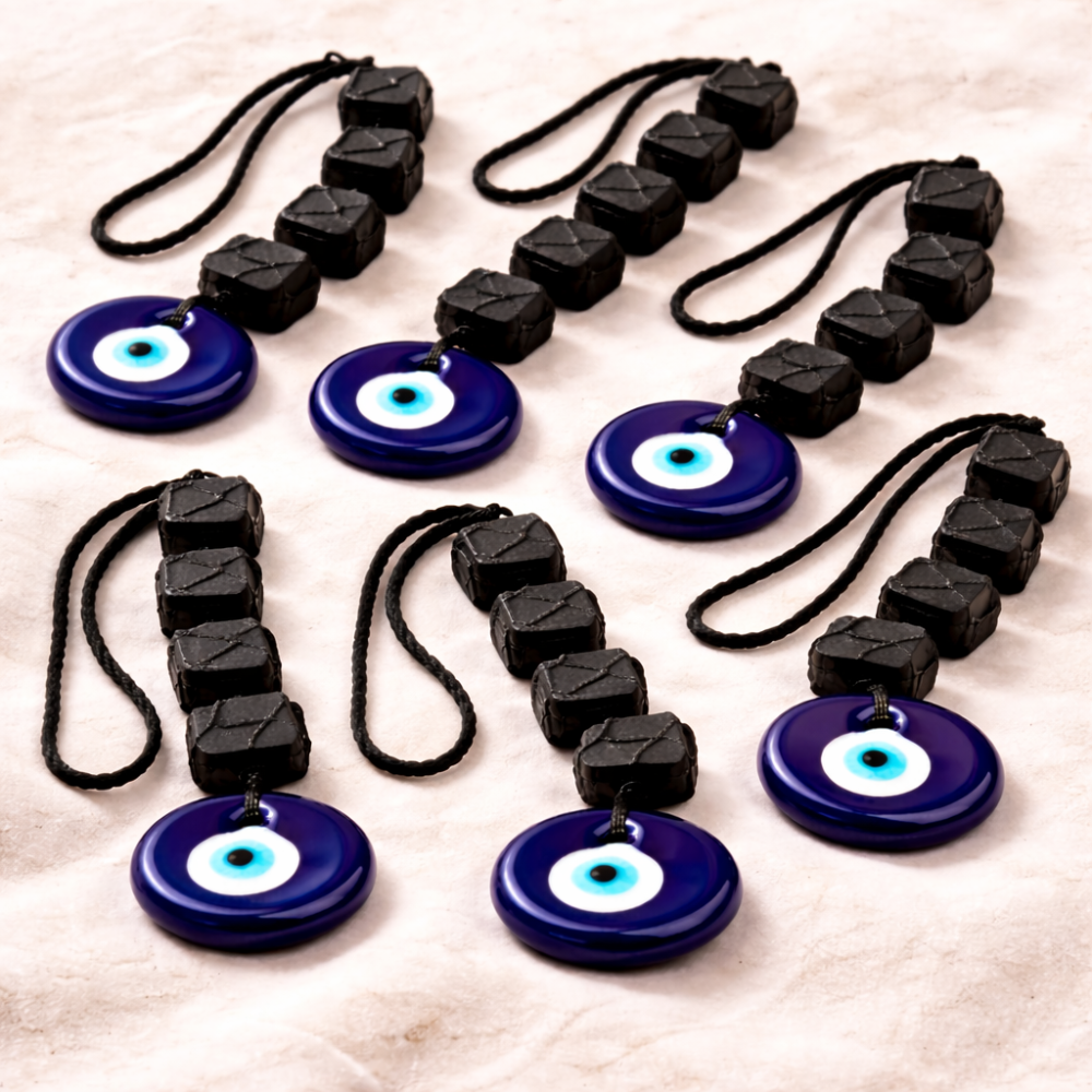 BLACK TOURMALINE CUBES HANGING - Protection, Shielding & Grounding - Image 3