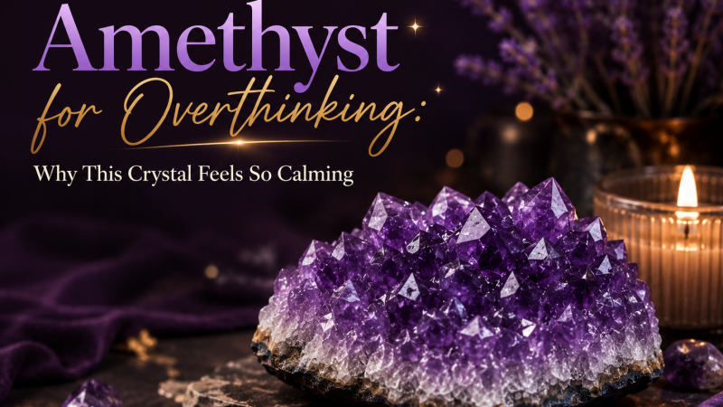 Amethyst for Overthinking: Why This Crystal Feels So Calming