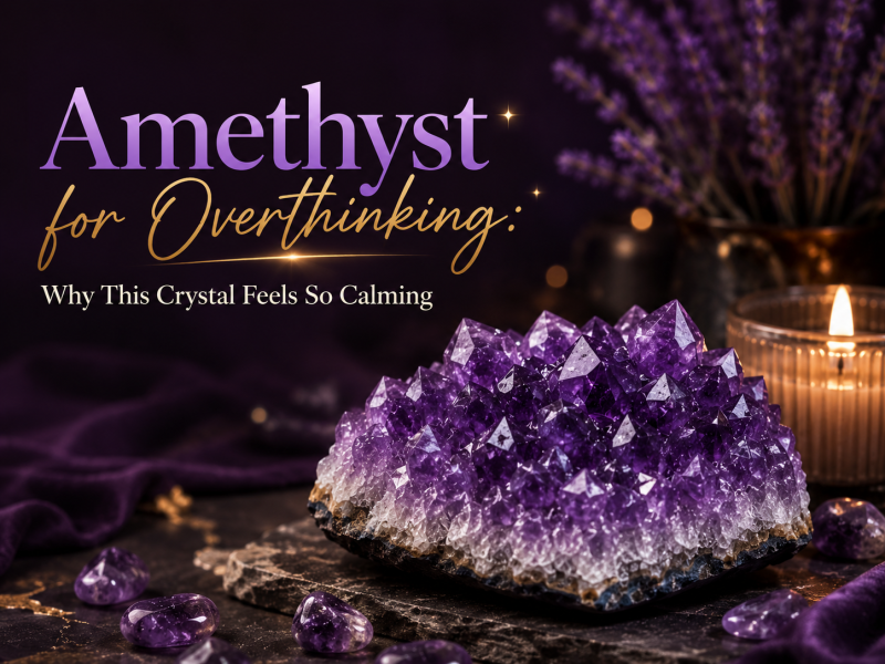 Amethyst for Overthinking: Why This Crystal Feels So Calming