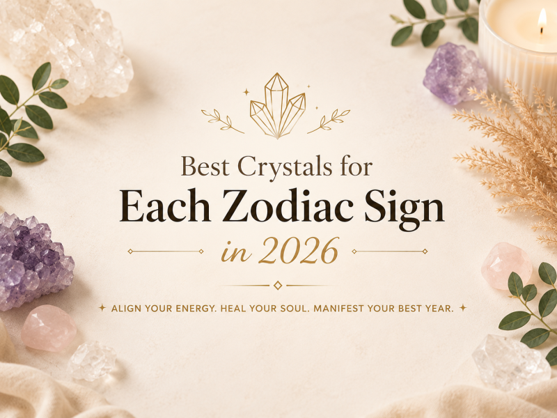 Best Crystals for Each Zodiac Sign in 2026